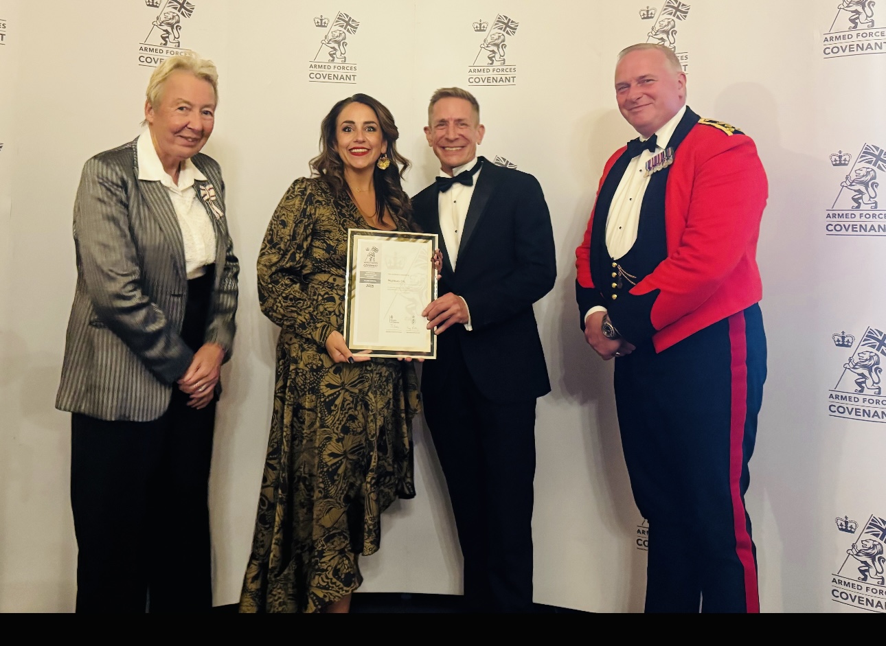 Award presentation photograph